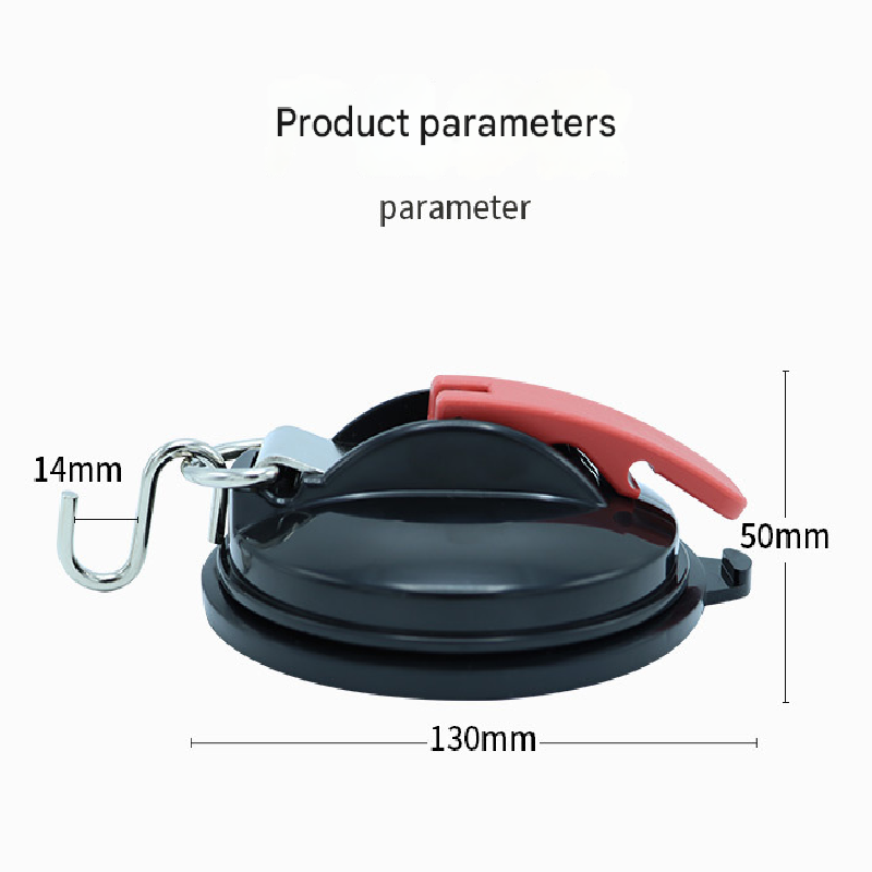 4 Pack Orange plate + black buckle Heavy Duty Suction Cup Anchors with S-Hooks for Car Side Awnings and Camping Tarps Multifunctional Tie Down Points for Outdoor Road Trips 10kg Capacity - Image 6