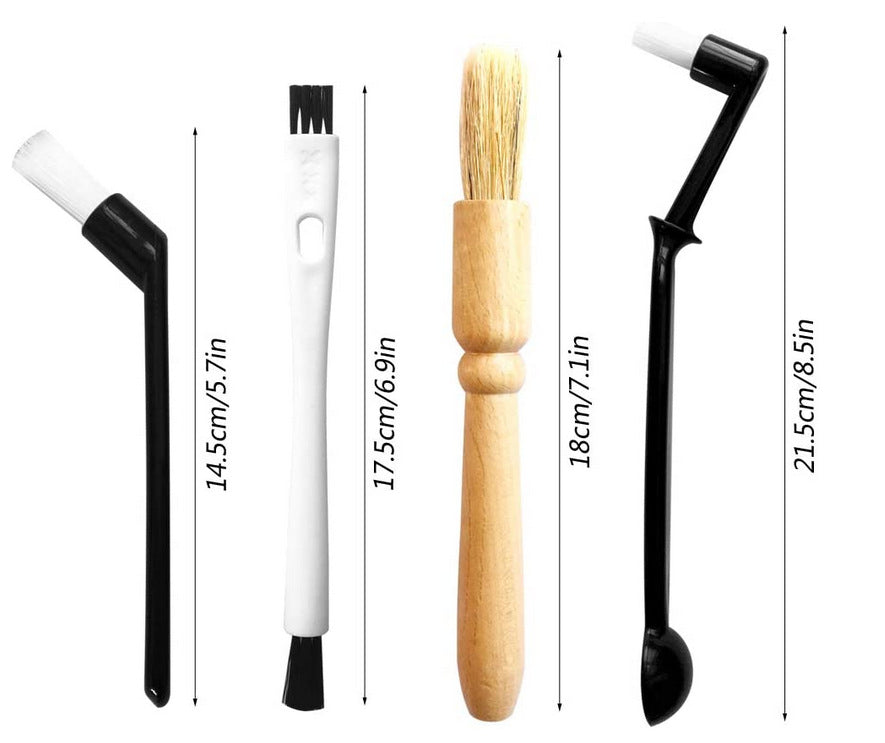 15 Piece Coffee Machine Cleaning Brush Set Barista Kit for Espresso Machines and Grinders Group Head and Steam Wand Cleaner Australian Home Barista Essential - Image 3