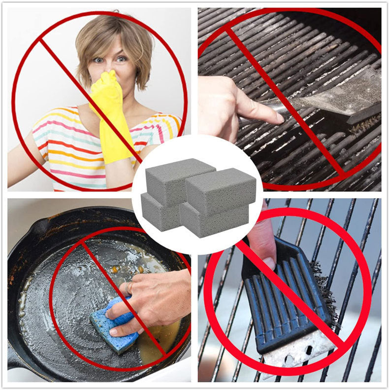 5 Pack Grill Cleaning Brick Pumice Stone BBQ Cleaner Block Heavy Duty Grease Remover for Griddle Stove and Kitchen Sink - Image 7