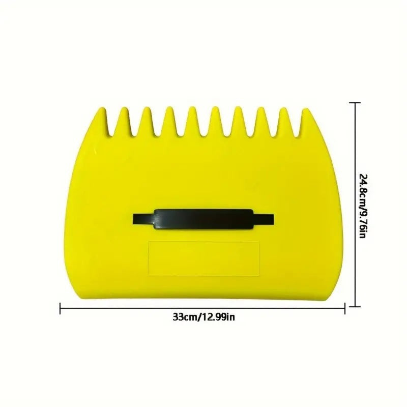 Pair of Horticultural Leaf Rake Hand Tools Set Large Plastic Claw Grabber Ideal for Collecting Yard Debris, Grass Clippings, and Scraps Army green - Image 8