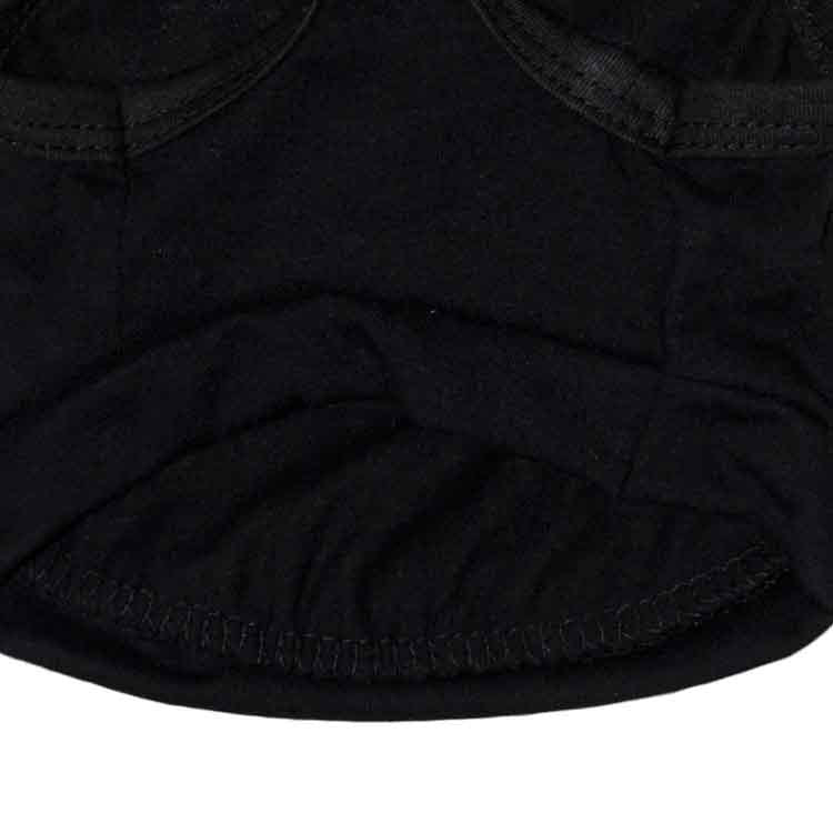 2 Pack Security Printed Pet Vest - Breathable Cotton Dog Shirt for Small Puppies & Cats - Black Summer Singlet Size XS (Chest 30cm) - Image 4