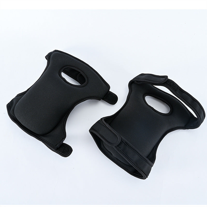 Waterproof Garden Knee Pads High Density EVA Foam Cushion for Weeding & Cleaning Adjustable Neoprene Straps Dark Black 1 Pair - Image 7