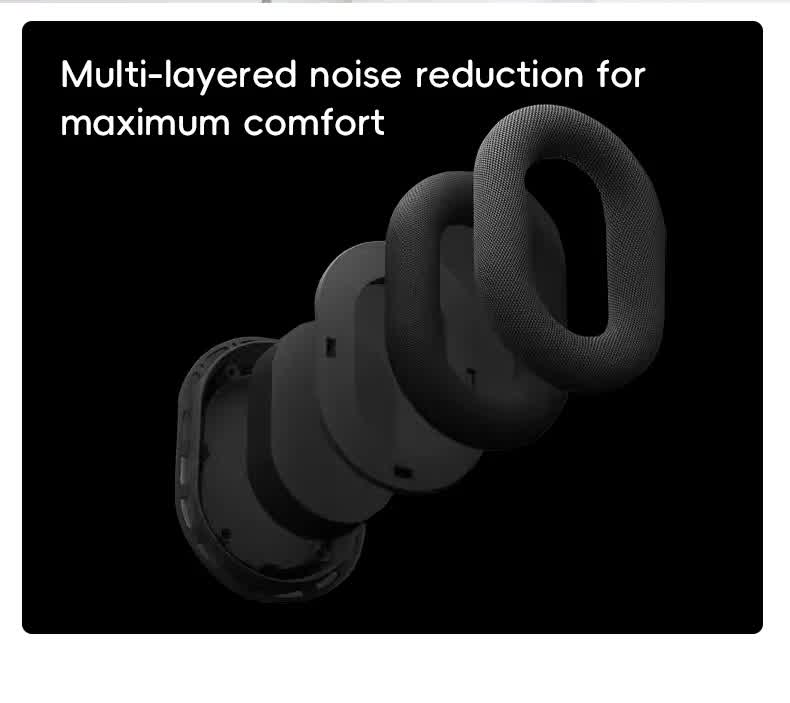 Smart 4-in-1 Travel Neck Pillow with ANC Headphones - Heated Vibration Massage & Bluetooth Audio - Memory Foam Support for Planes & Home - Beige - Image 9
