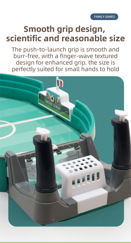 2-Player Large Interactive Tabletop Football Battle Toy for Kids & Adults with 6 Mini Soccer Balls(42x21x9CM) - No Battery Required - Image 7