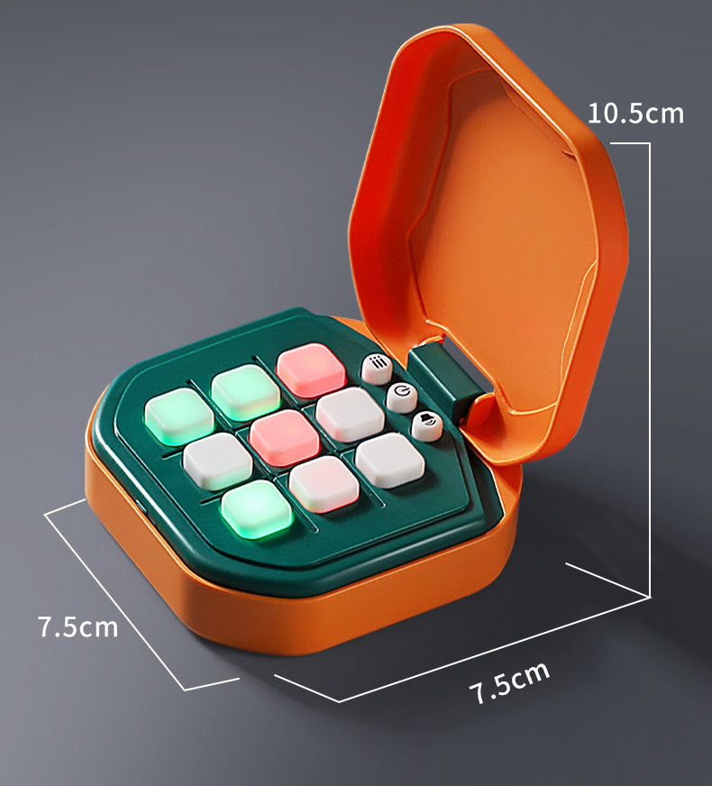 2 Pack Green AI Tic-Tac-Toe Handheld Game Electronic Logic Training Machine with 9 Game Modes and Light-up Buttons for Kids Age 3+ Australian Home Travel - Image 5