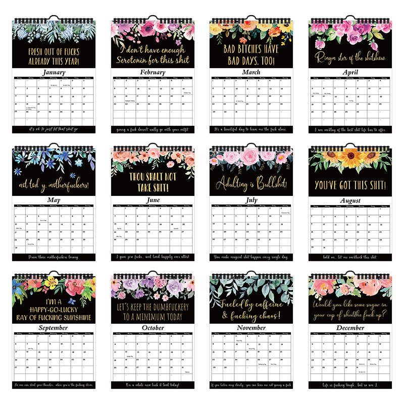 Exhausted women 2026 Wall Calendar 28.5 x 21 cm – Funny and Inspirational Designs for Home, Office, or Gift in Australia - Image 4