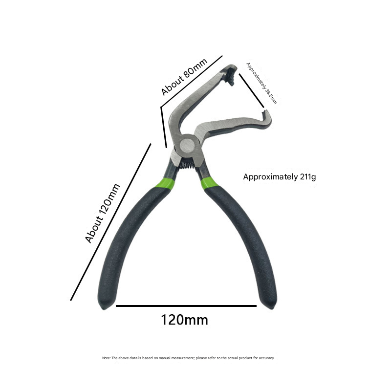 Black and red 3 Piece Automotive Wire Connector Removal Tool Set with Straight Bent and Dual End Pliers for Electrical Harness Disassembly - Image 5