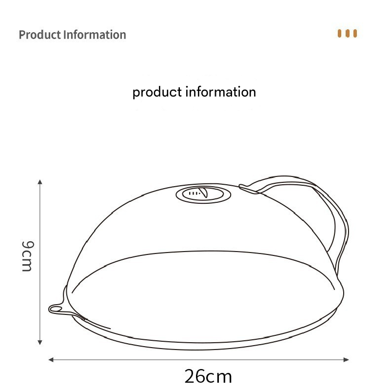 360° Microwave Splash Cover with Rotating Vent and Heat-Resistant Handle – Transparent Food Protector for Cooking, Reheating, and Refrigeration - Image 5