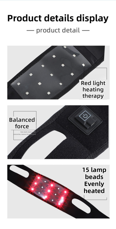 Breathable V-Line Chin Strap with 15 high-intensity Red-Light LEDs for Facial Firming & Skin Rejuvenation - Image 5