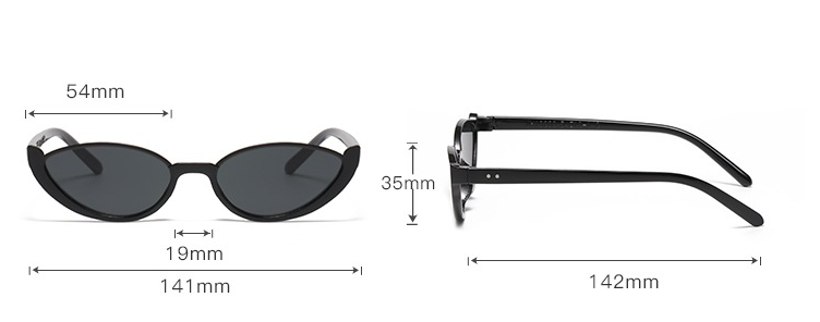 Light tea-coloured Frame With Blue Flakes 2PCS Fashionable Cat-Eye Sunglasses for Women - Retro INS Style UV Protection Shades - Image 2