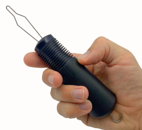 Grey Dressing Aid Tool – Button & Zipper Assistant for Elderly and People with Limited Mobility - Image 6