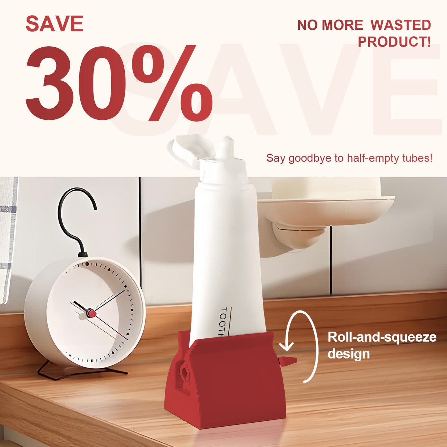 2Pcs Toothpaste Rolling Dispensers Squeezer - Image 5