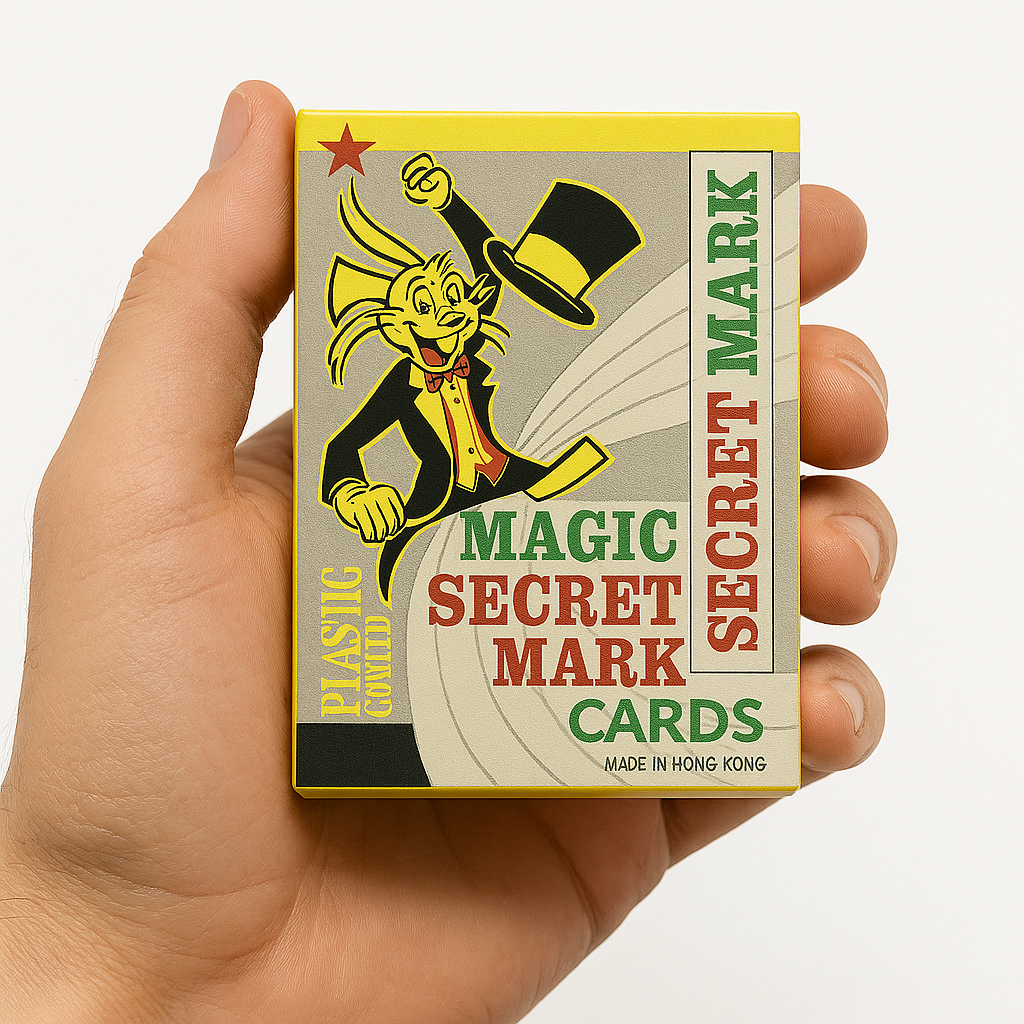 Magic Secret Marked Playing Cards – Plastic Coated, Easy‑Read Marking System, Poker Size, Made in Hong Kong – Ideal for Magic Tricks & Card Illusions - Image 4