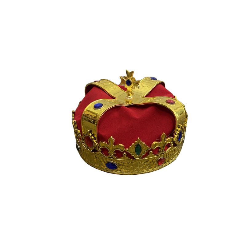 Deluxe Kings or Queens Crown Hat with Gems - Image 3