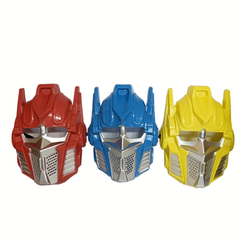 2 x Yellow Transformer Masks – Kids Costume Roleplay Helmet Inspired by Bumblebee - Image 2
