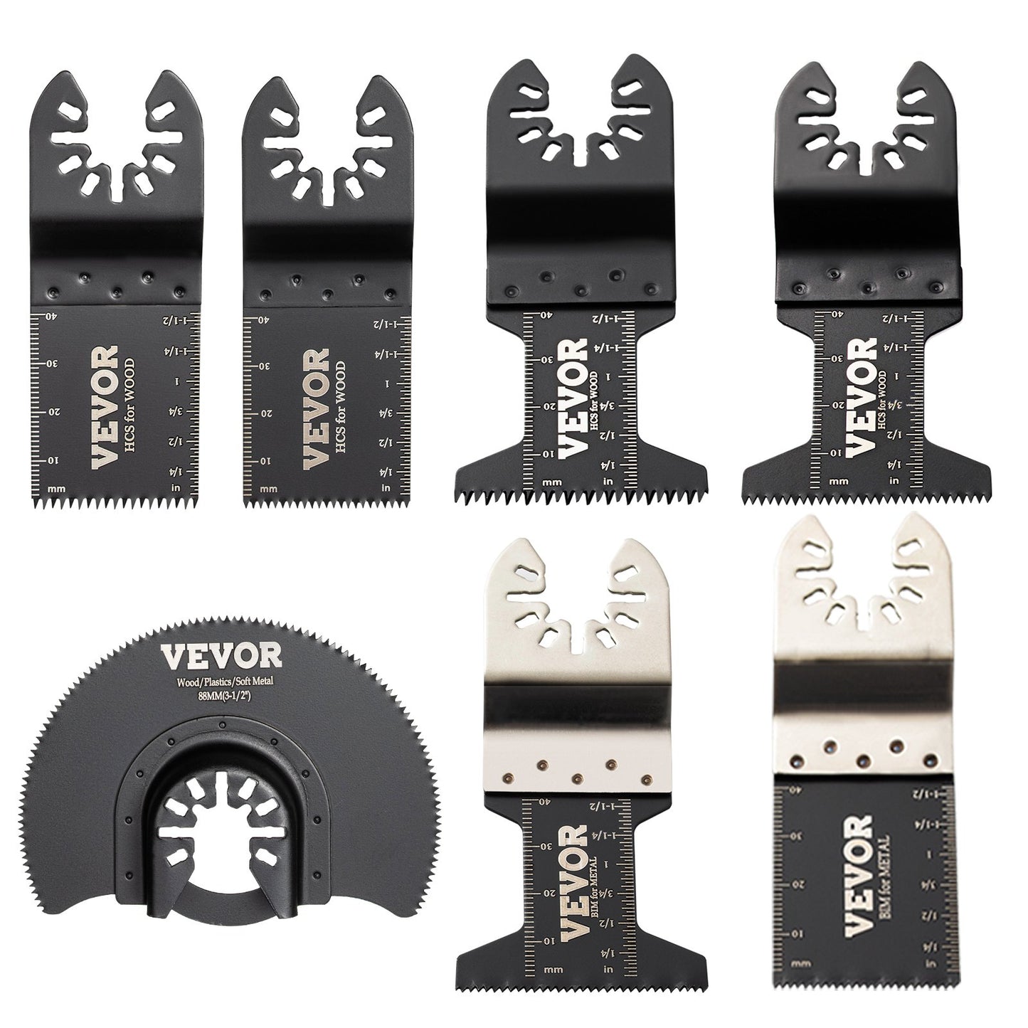 Oscillating Multi Tool Saw Blades Multi Tool Blades 50PCS for Wood Metal - Image 9