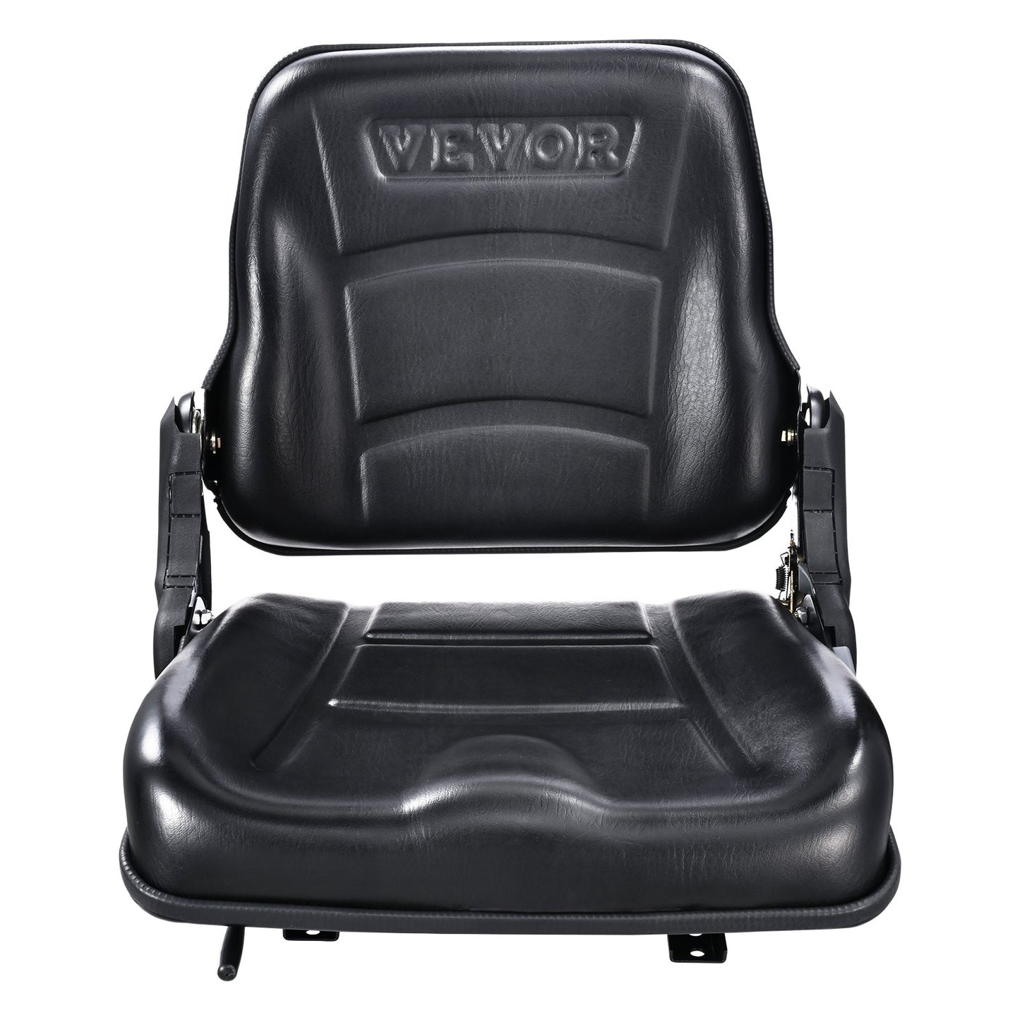 Universal Forklift Seat, Fold Down Tractor Seat with Adjustable Angle Back and Micro Switch, 16-34 cm Extended Slot Comfortable Forklift Seat for Tractor Loader Excavator - Image 9