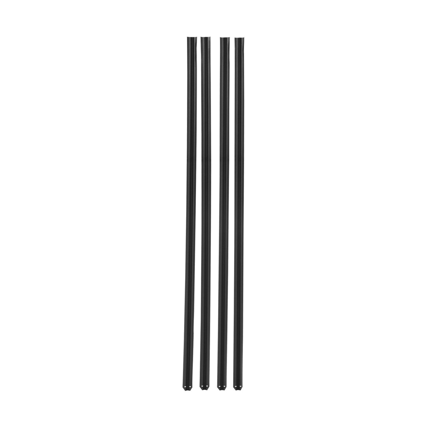 Bottom Locking Privacy Slats, Single-Wall Vertical Bottom-Locking Slats for Chain-Link Fence, High-Density HDPE Chain Link Slats Ideally Fit 1.8 m High Fence for Garden Farm Sports Field(Black) - Image 9