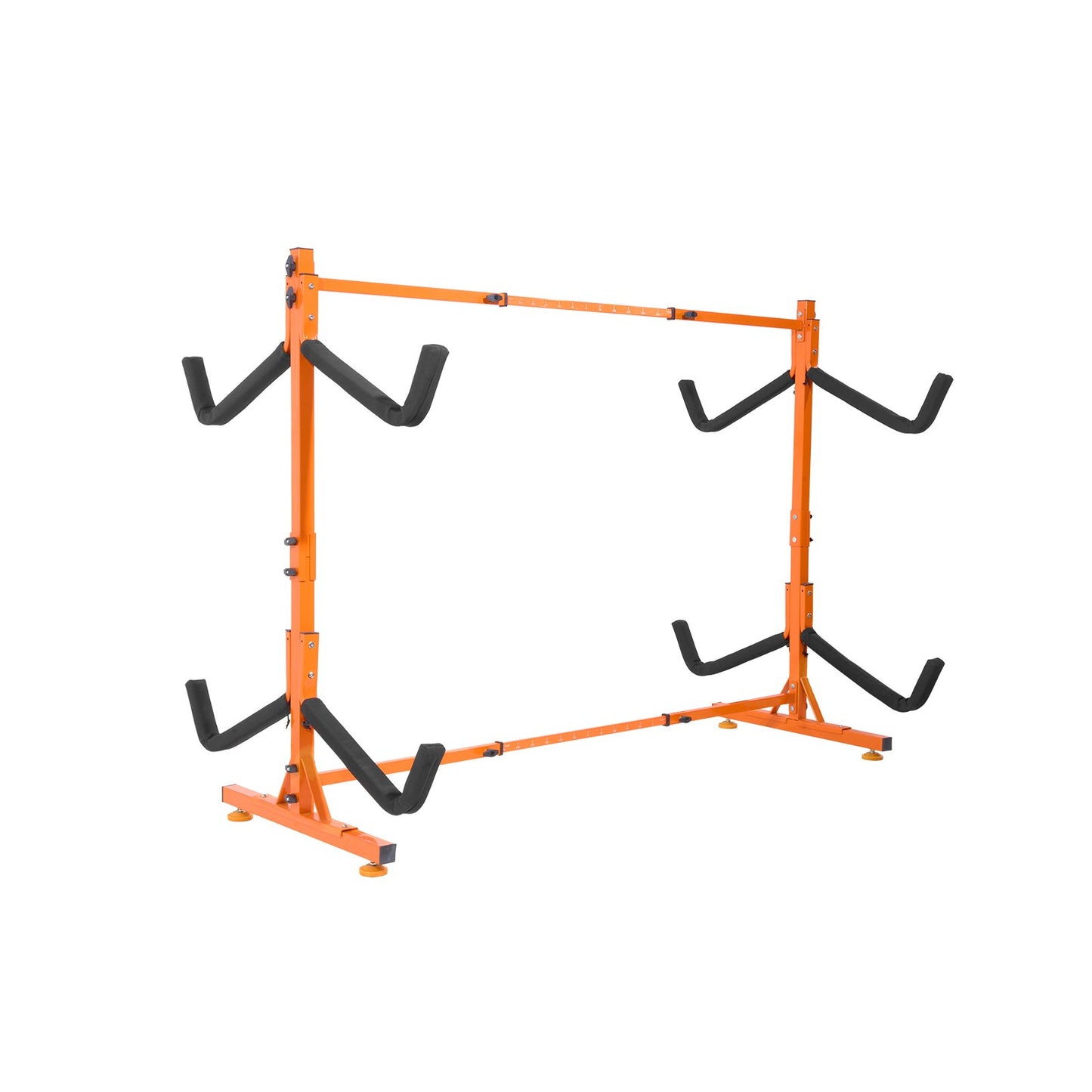 Freestanding Kayak Storage Rack, Kayak Stand for 4 Kayak Canoe Paddleboard, Heavy-duty Steel Kayak Hanger Holder with Padded Arms and Adjustable Width, 100 kg Max Load, for Indoor Outdoor Garage - Image 9