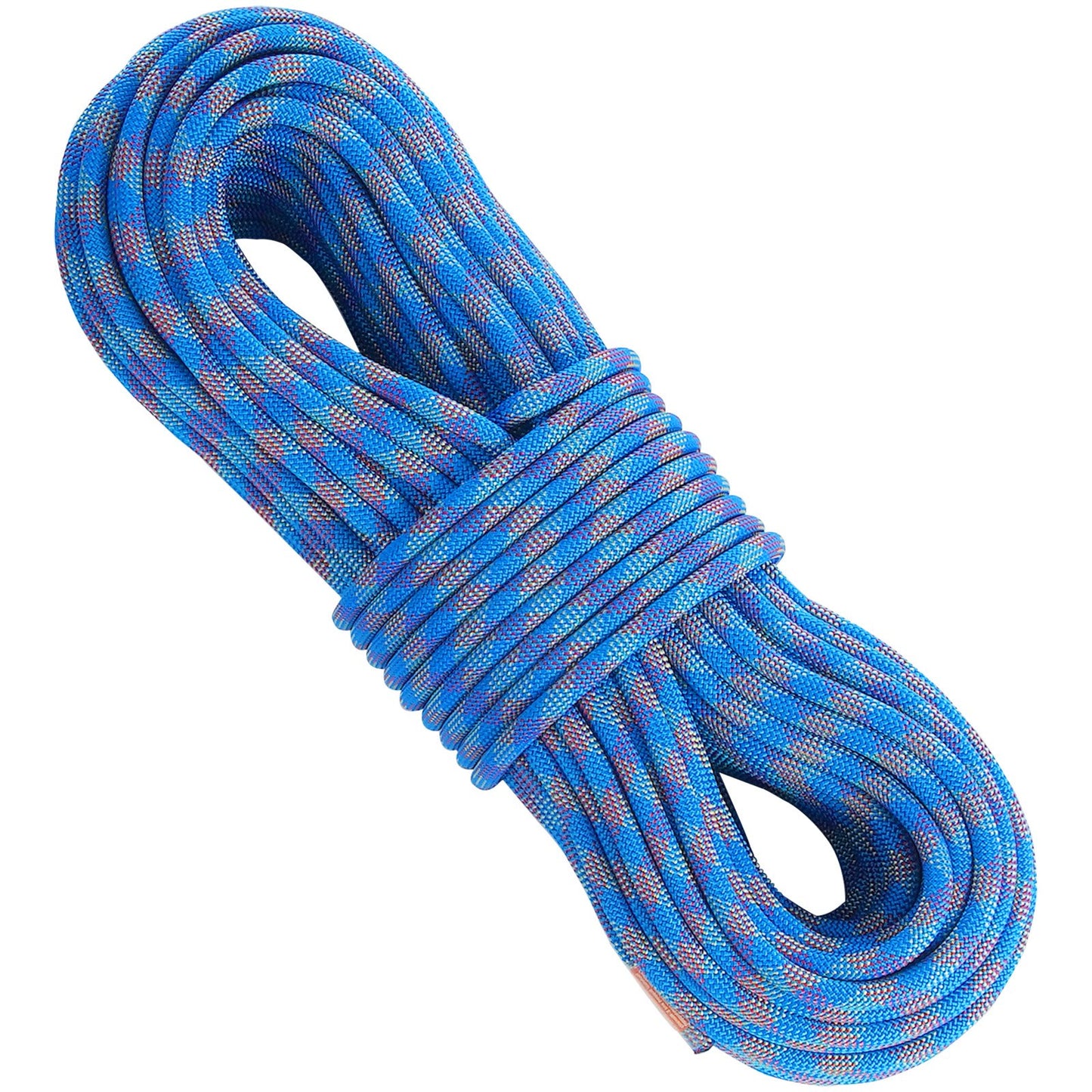 10.2mm Dynamic Climbing Rope, 70M(230ft) Outdoor Rock Climbing Rope 25KN Breaking Tension, Stretchable Fiber Rope with Steel Snap Hooks for Escape, Rappelling, Fire Rescue, Blue - Image 9