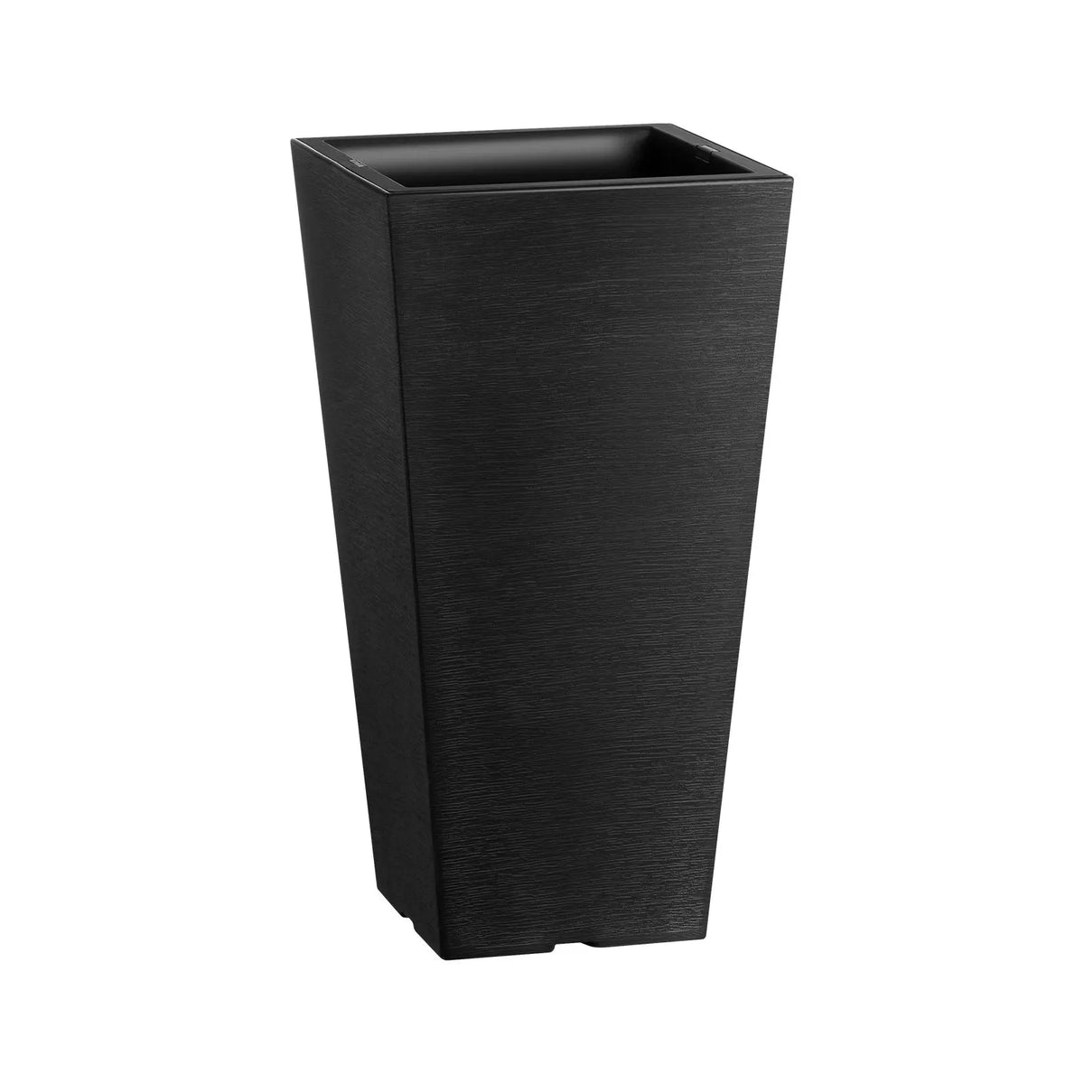 Tall Planter, Set of 2 Tall Square Tapered Planters, 57 cm Large Modern Gardening and Flower Plastic Pots, Decorative Tall Black Planter with Drainage Hole, for Porch, Patio, Indoor & Outdoor - Image 9