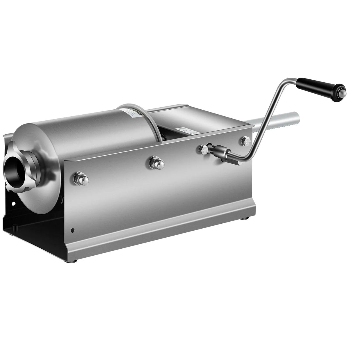Manual Sausage Stuffer, 3 L / 7 LBS Horizontal Sausage Machine, Dual-Speed Meat Stuffer, Made of Food-Grade 304 Stainless Steel, Includes 5 Stuffing Tubes, for Home Kitchen Restaurant Commercial - Image 9