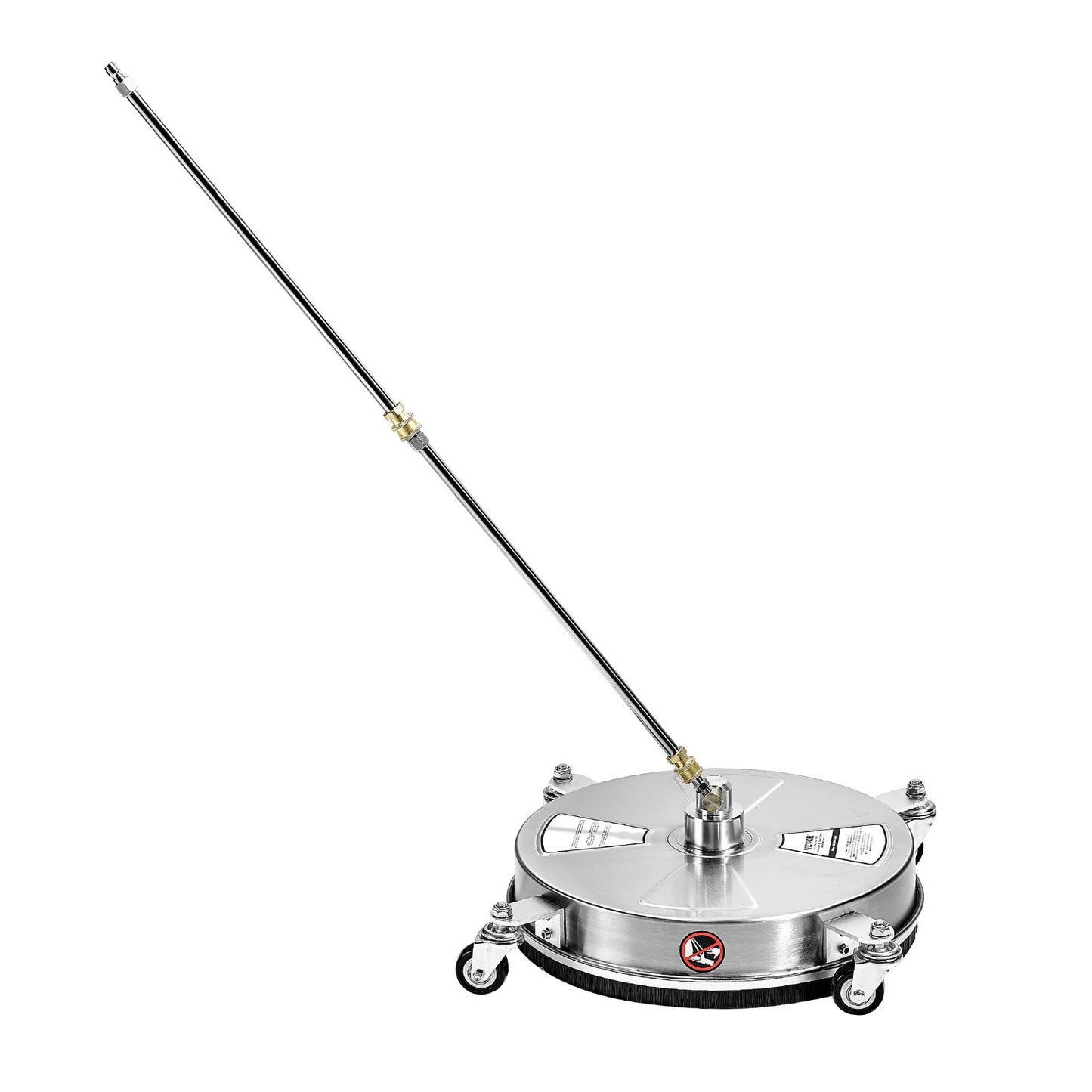15" Pressure Washer Surface Cleaner 4 Wheels 4000 Max PSI 2 Extended Wands - Image 9