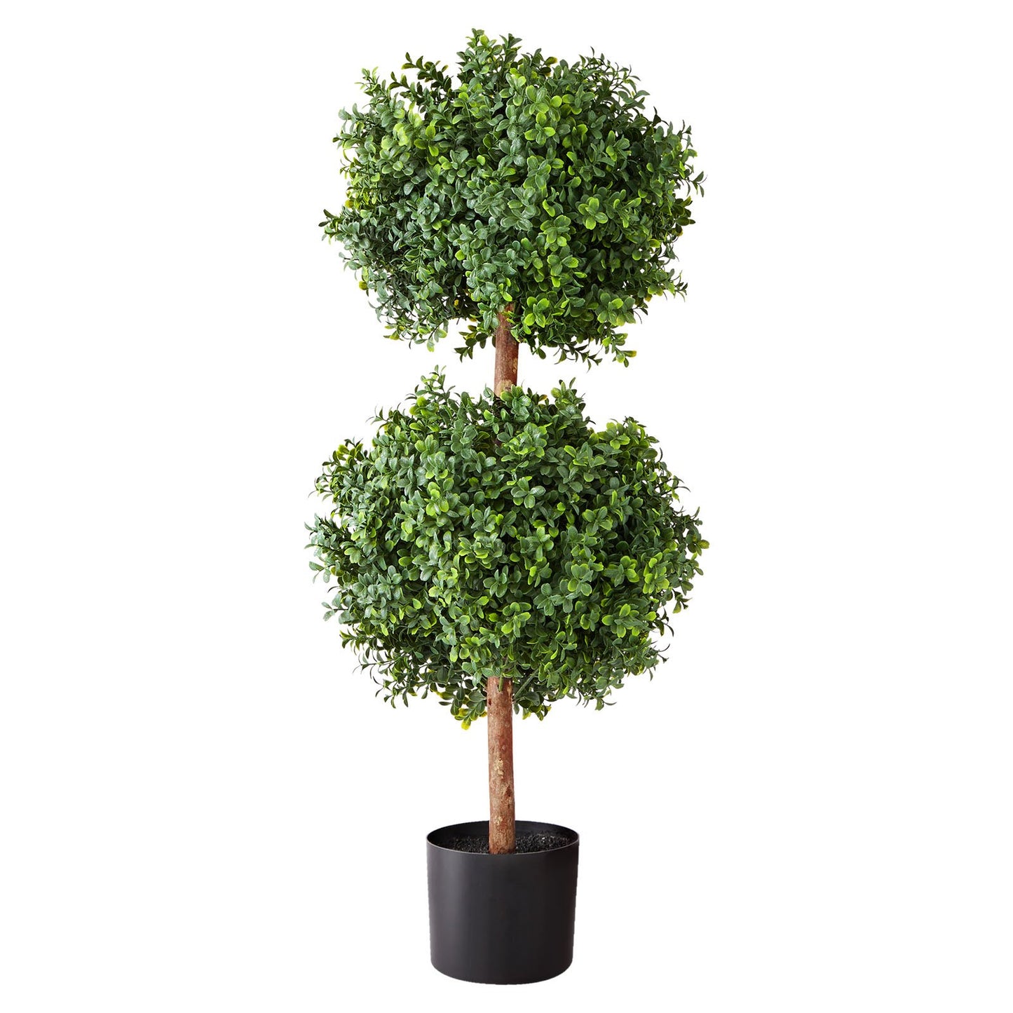 Artificial Topiary Boxwood Double Ball, 2 Set 914mm Faux Boxwood Plant Balls, Fake Silk Tree Look Real, Easy Assembly for Decor Front Porch Outdoor Patio Garden Balcony Backyard Indoor - Image 9