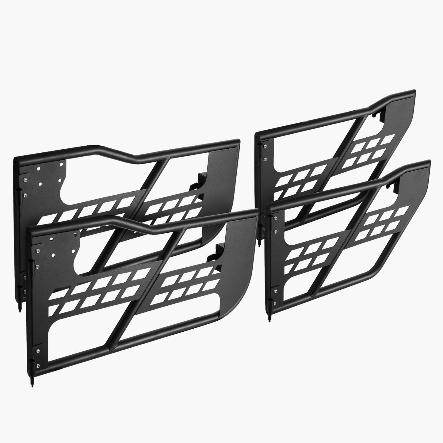 Jeep Tube Doors, 4-Door, Hunting Style Jeep Tubular Door with Heavy-Duty Hinges & OE Latch, Jeep Doors with Rubber Pads, Fit for 2018-2024 Jeep Wrangler JL & 2020-2024 Jeep Gladiator JT - Image 9
