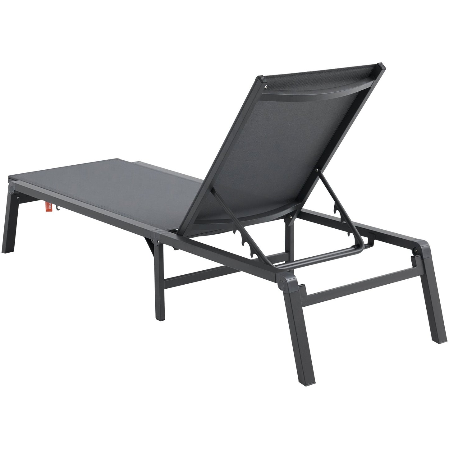 Chaise Lounge Chair Outdoor Patio Lounge Chair Adjustable 5-Position 2 pcs - Image 9
