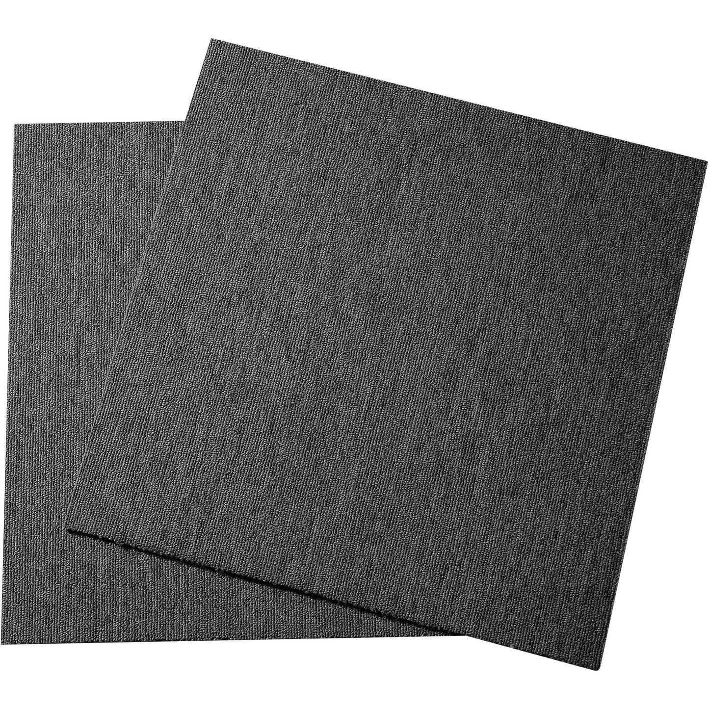 Carpet Tiles Reusable, 20"x 20" Carpet Squares With Padding Attached, Soft Padded Carpet Tiles, Easy Install DIY for Bedroom Living Room Indoor Outdoor (20 Tiles, Dark Gray) - Image 9