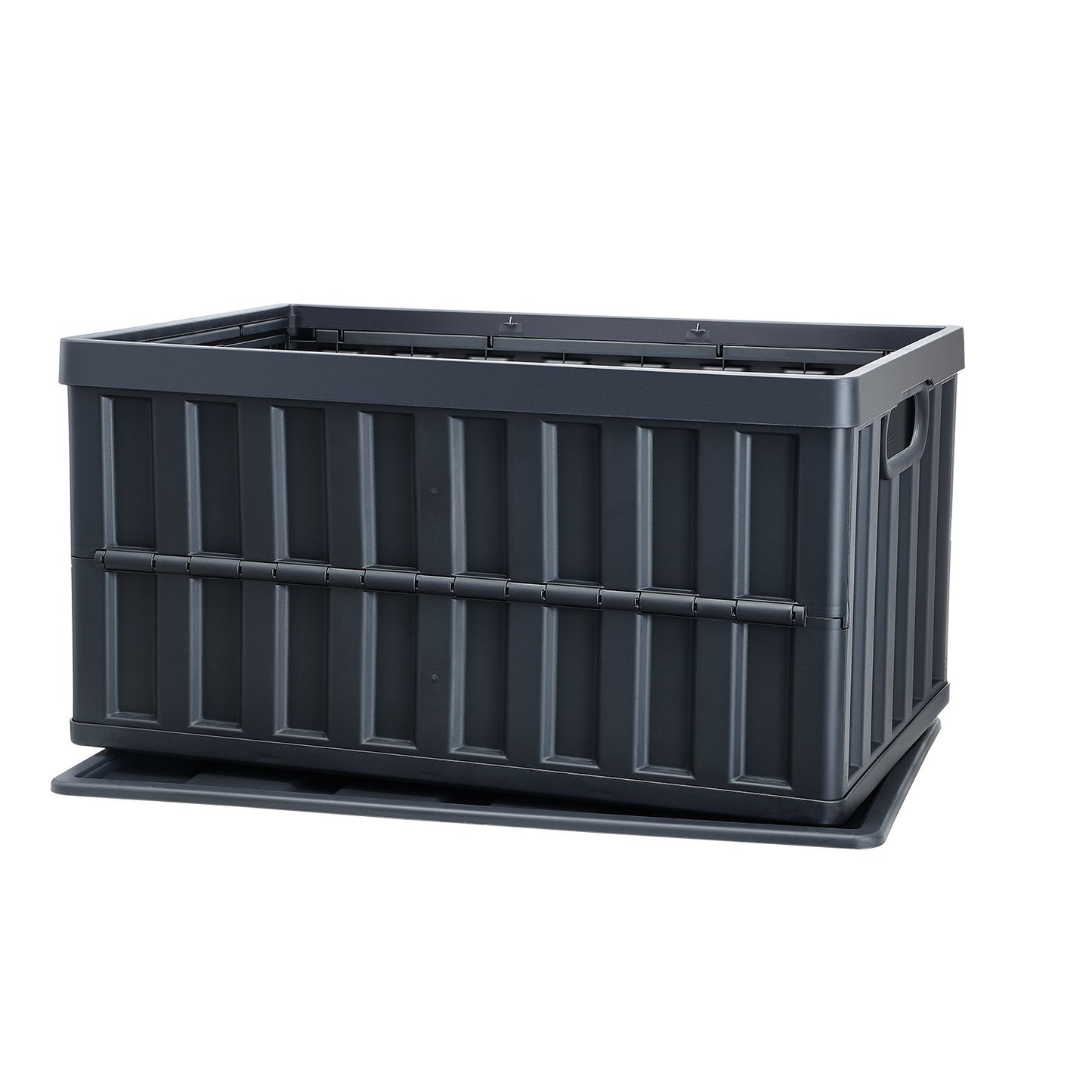 Collapsible Storage Bins with Lids, 65L 3 Packs, Folding Plastic Stackable Utility Crates with Handles, Large Heavy Duty Containers for Clothes, Toys, Books, Snack, Shoes, and Grocery Organizing - Image 9
