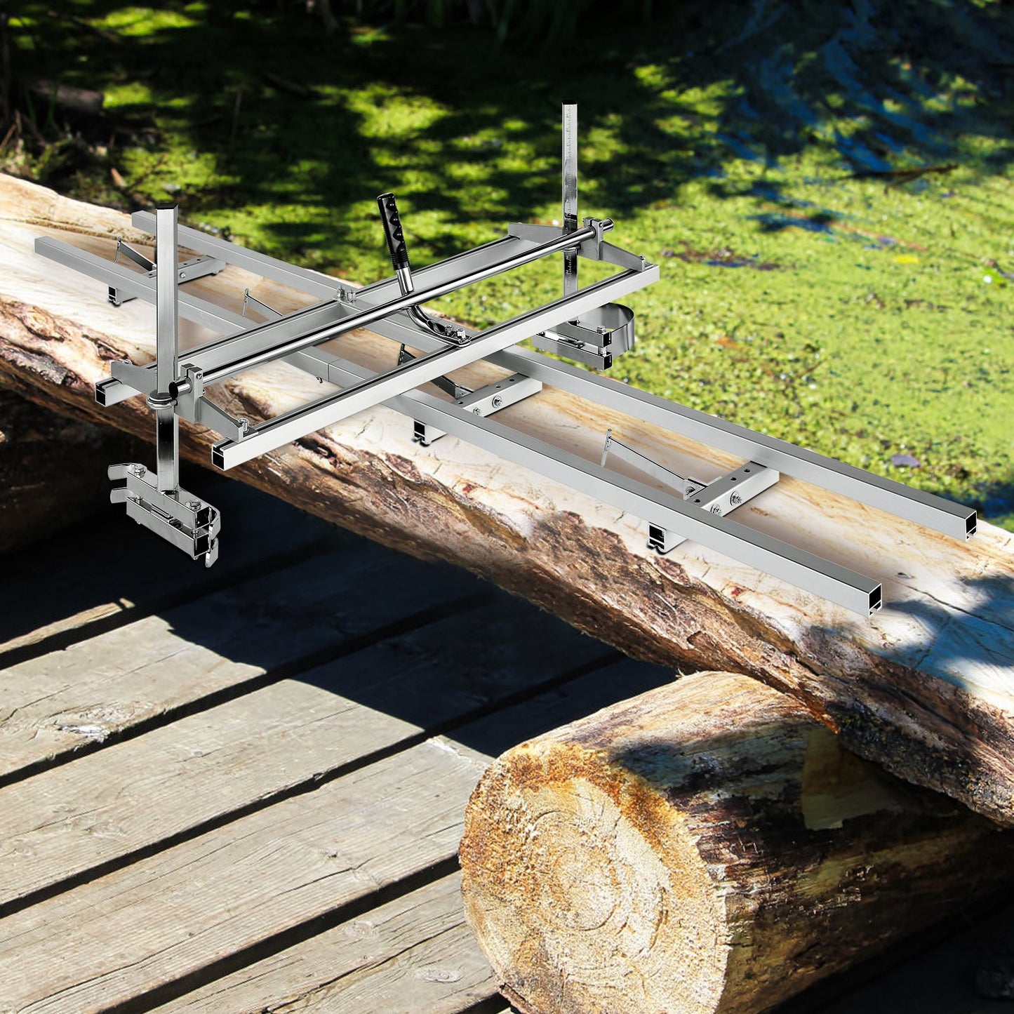 Chainsaw Mill 14"-36" Guide Bar and 9 ft Aluminum Rail Mill Guide System - Image 8