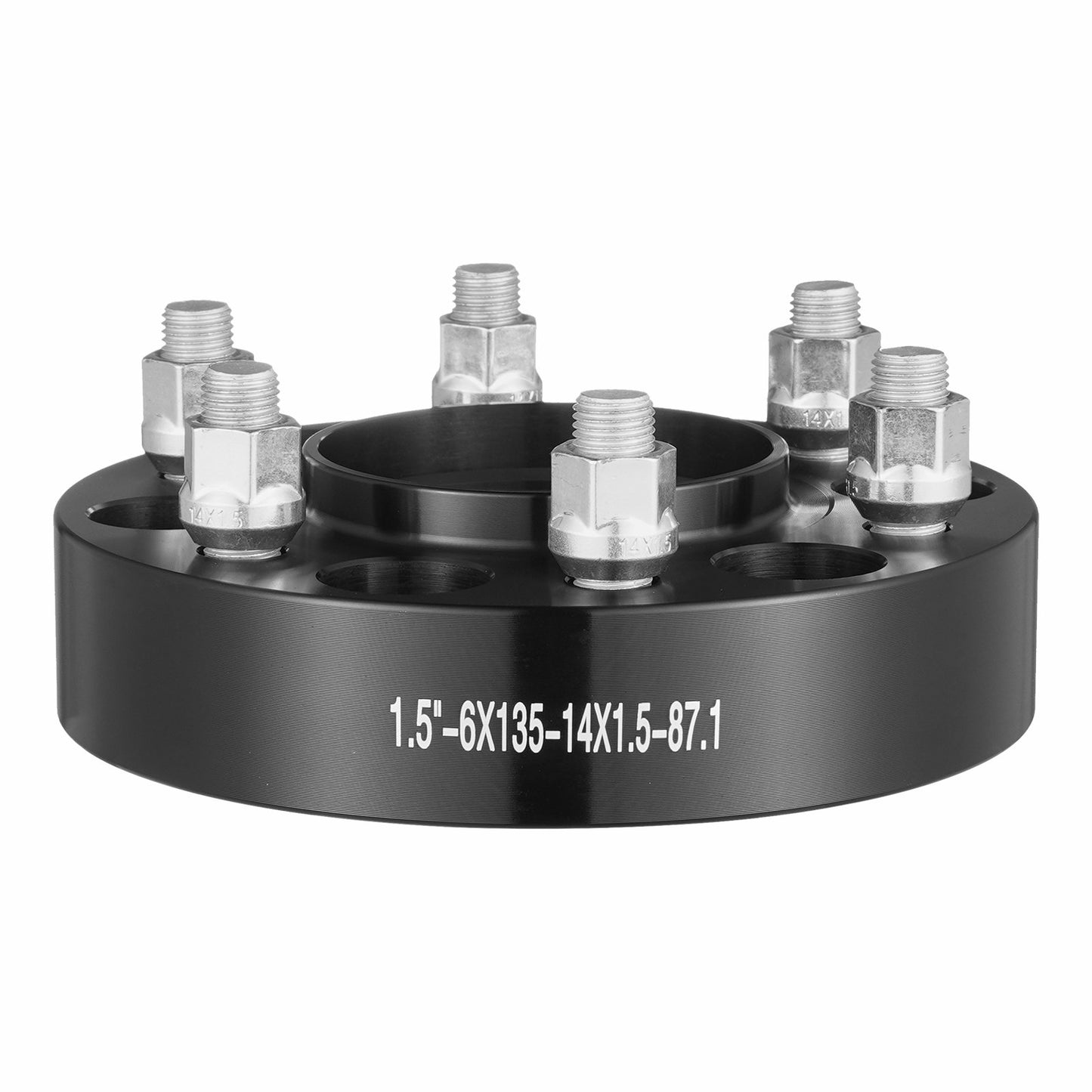 1.5" 6"x5.3" Wheel Spacers Wheel Adapters 6 Lug Forged Spacer 4 PCS Black - Image 9