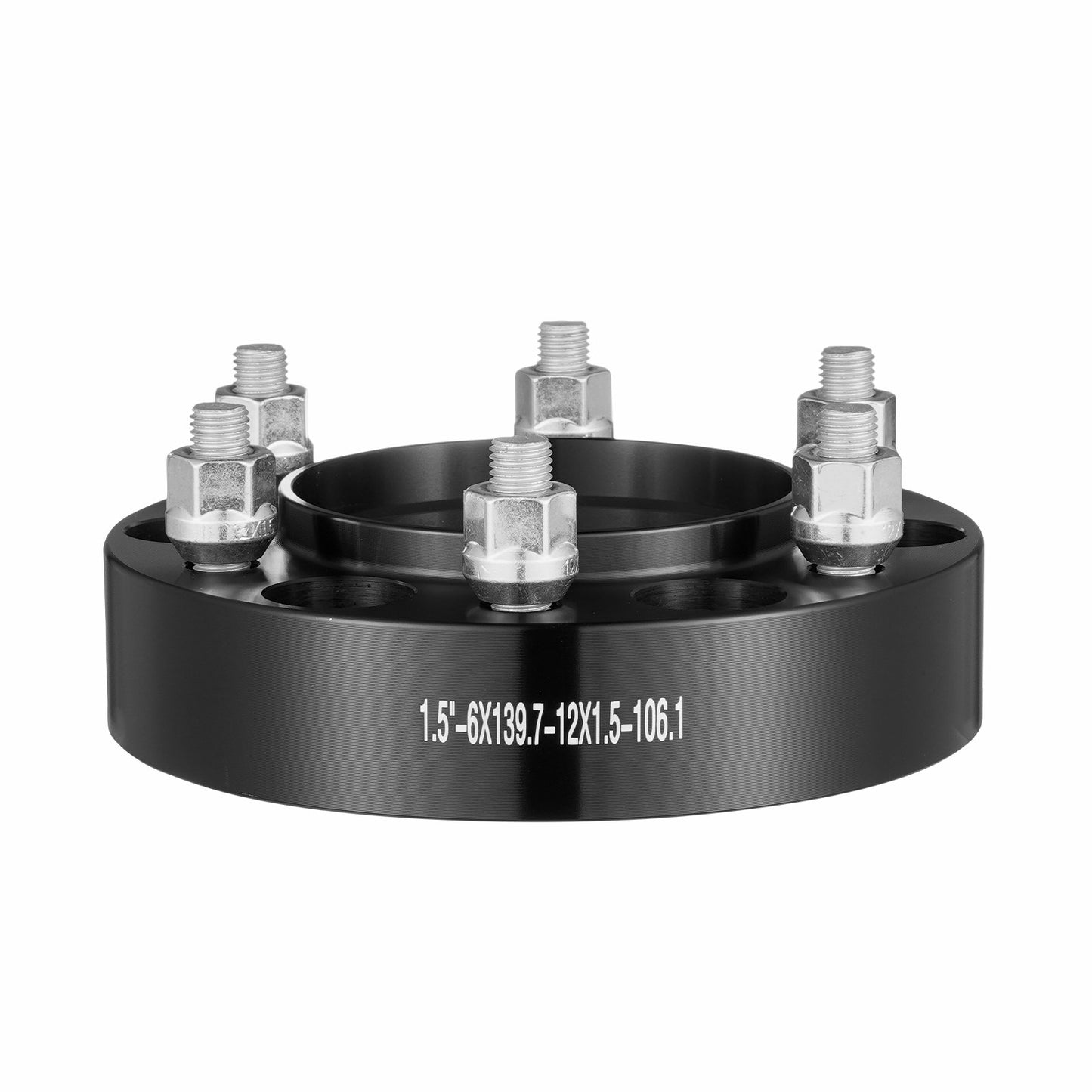 1.5" 6"x5.5" Wheel Spacers Wheel Adapters 6 Lug Forged Spacer 4 PCS Black - Image 9