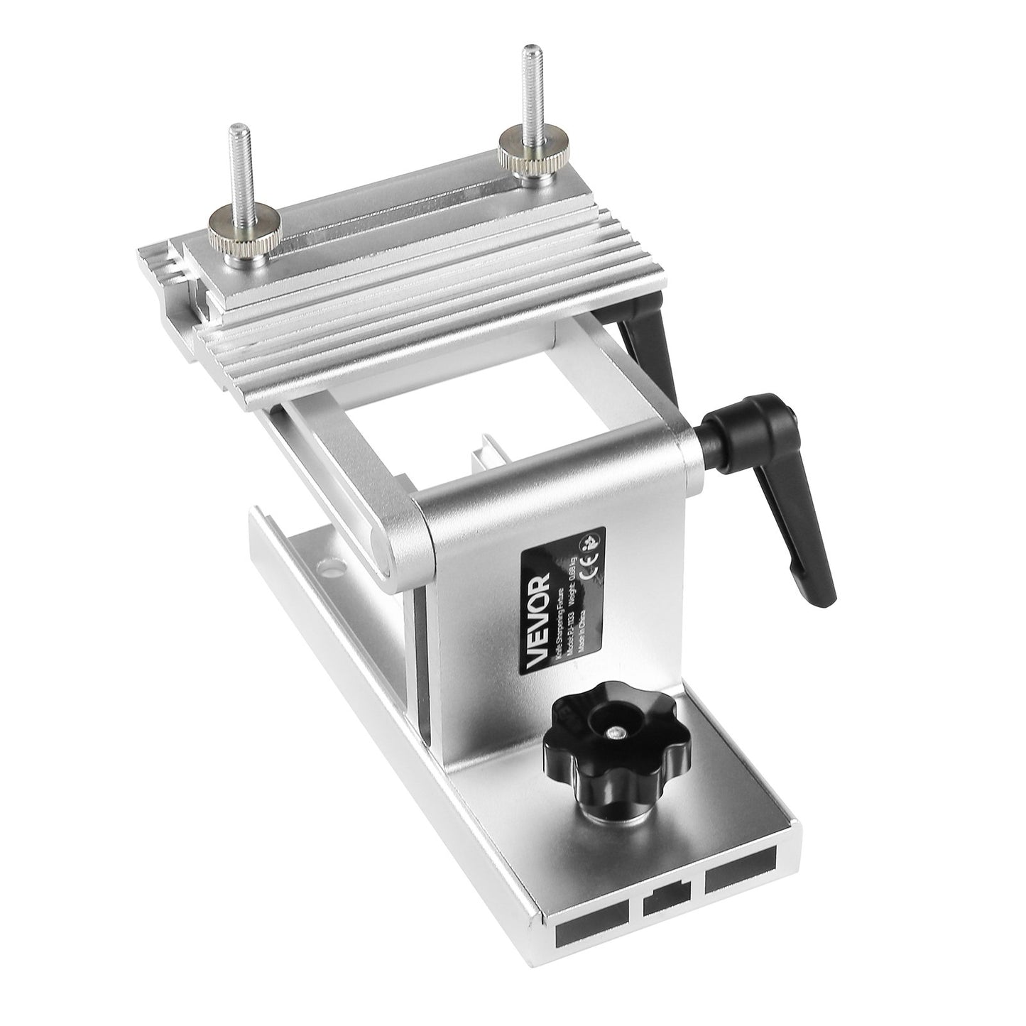 Sharpening Tool Rest Jig, Adjustable Replacement Tool Rest Sharpening Jig for 6" or 8" (152 mm or 203 mm) Bench Grinders – with Flat Miter Slide for 0–2.5 inch (0–64 mm) Wide Blades and Chisels - Image 9