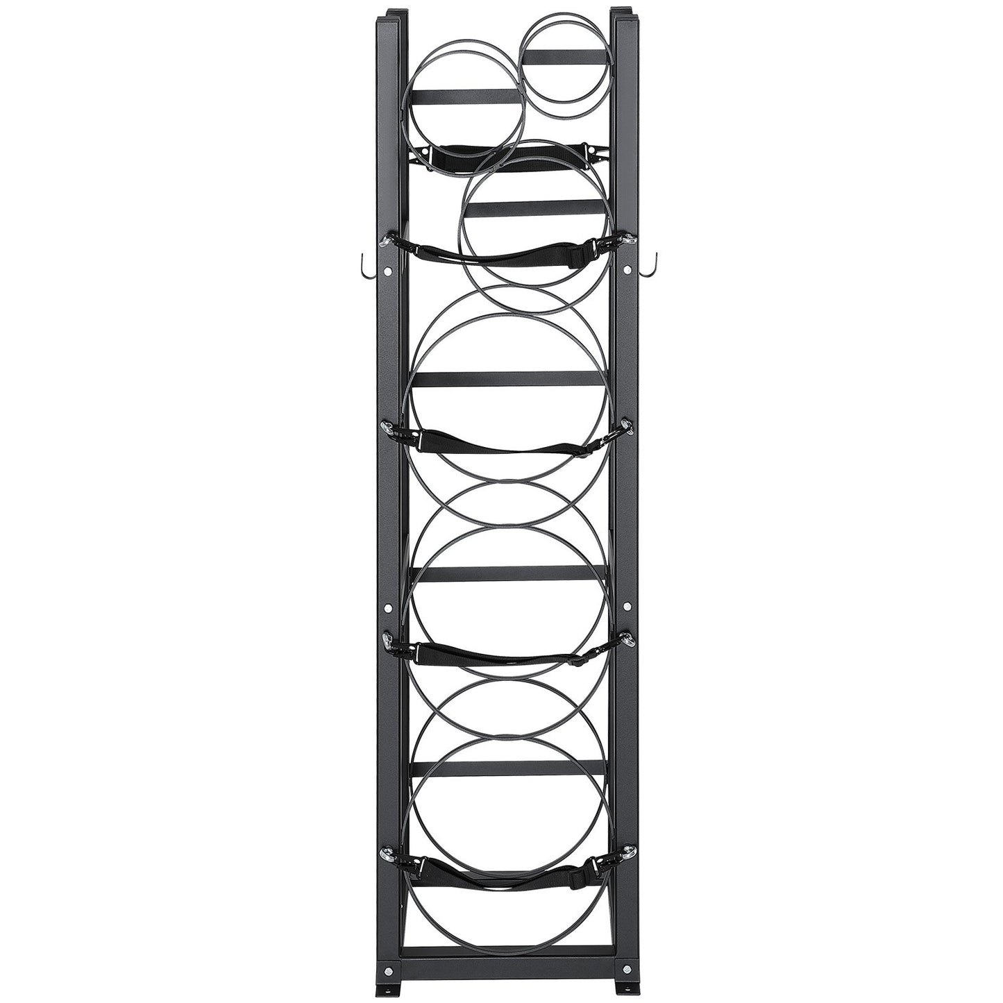 Refrigerant Tank Rack, with 3 x 30lbs and Other 3 Small Bottle Tanks, Cylinder Tank Rack 12.79x12.99x47.12 in, Refrigerant Cylinder Rack and Holders for Freon, Gases, Oxygen, Nitrogen - Image 9