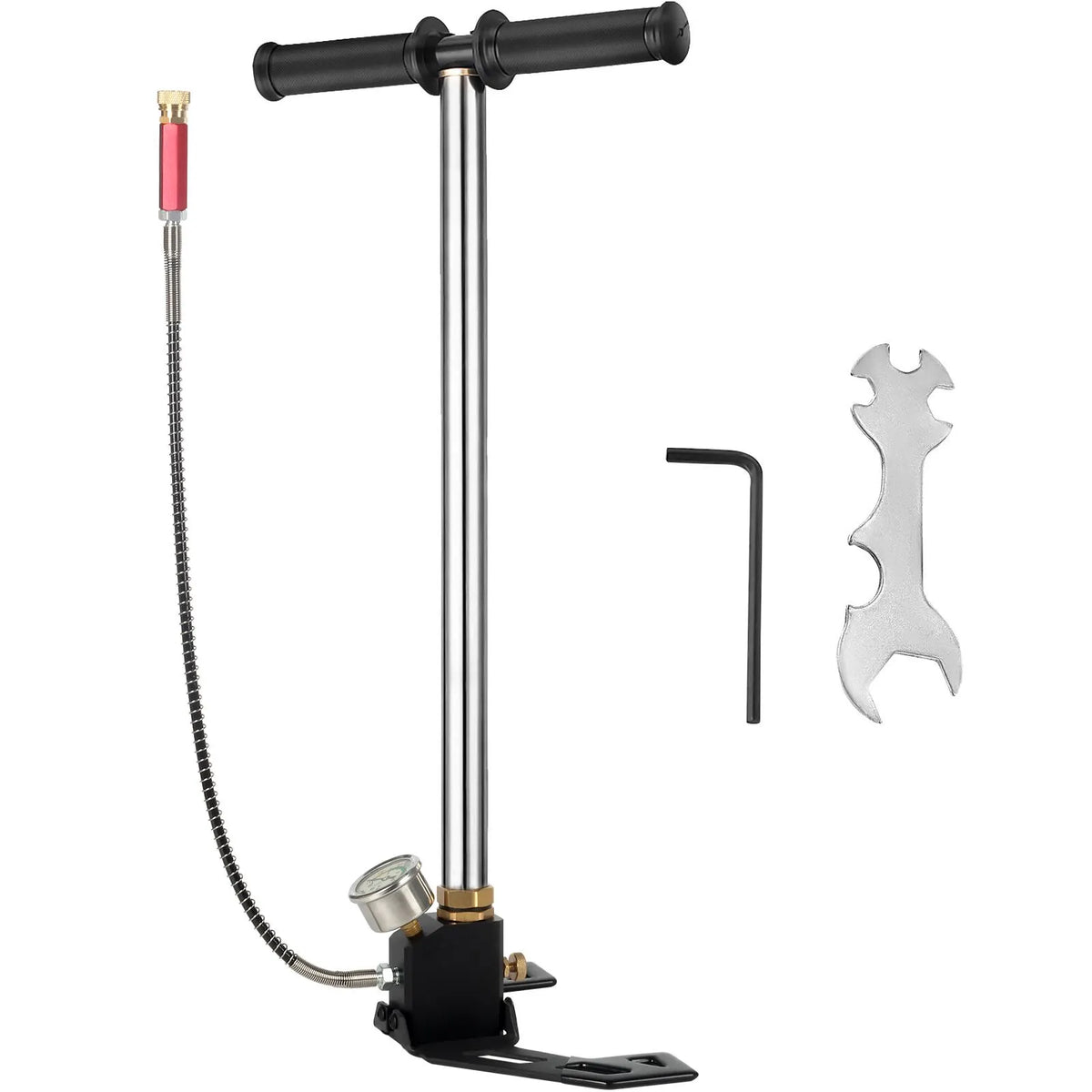 High Pressure Hand Pump 3 Stage up to 4500 psi PCP Pump Safe and Convenient Airgun PCP Pump High Pressure Hand Pump for High Pressure Tires and Pre-Charged Pneumatic Airguns - Image 9
