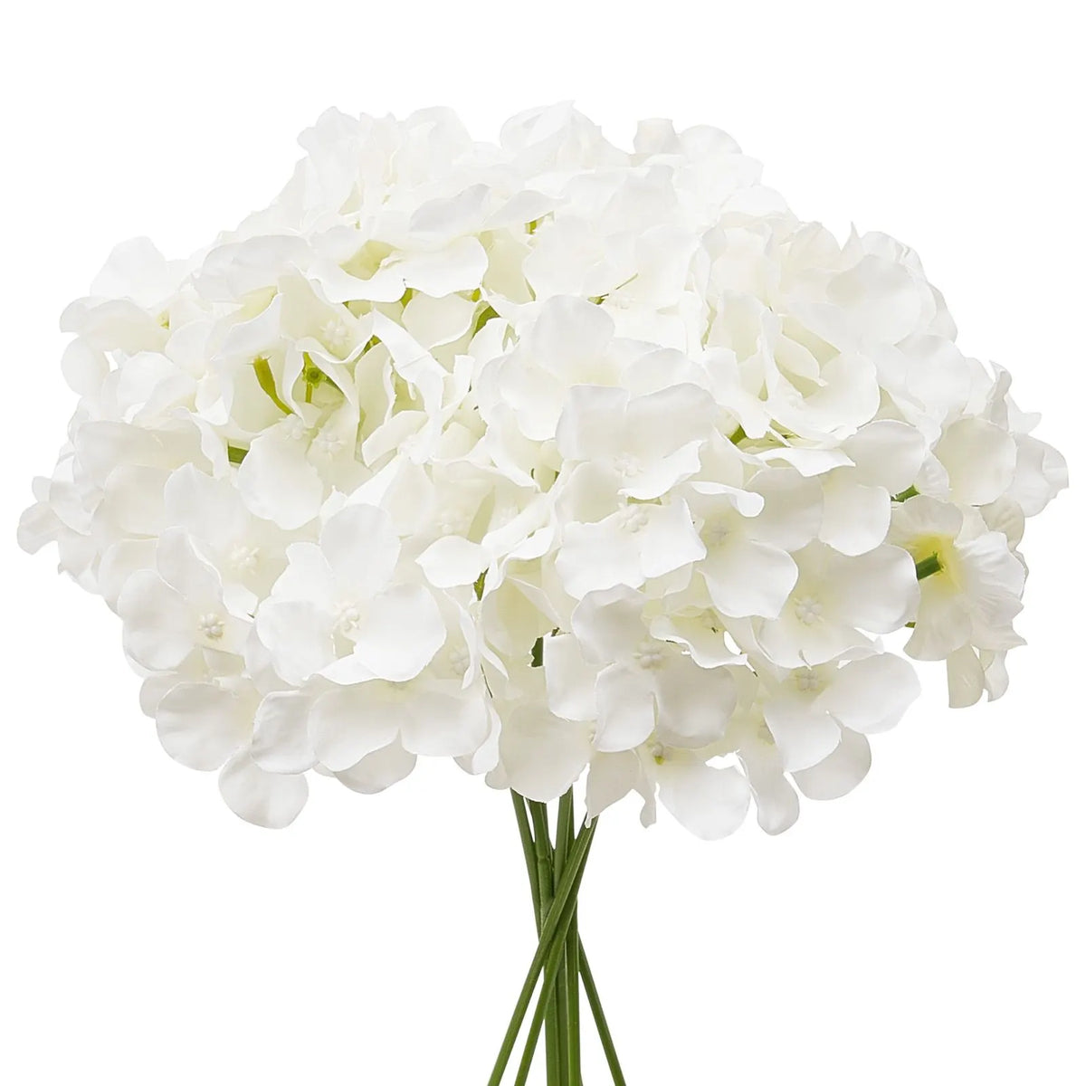 Artificial Flowers, 105 pcs Real Looking White Silk Fake Hydrangea Bulk, White Faux Bridal Shower with Stems for DIY Wedding Bouquets, Home Centerpieces Arrangements, Party Tables Decorations - Image 9