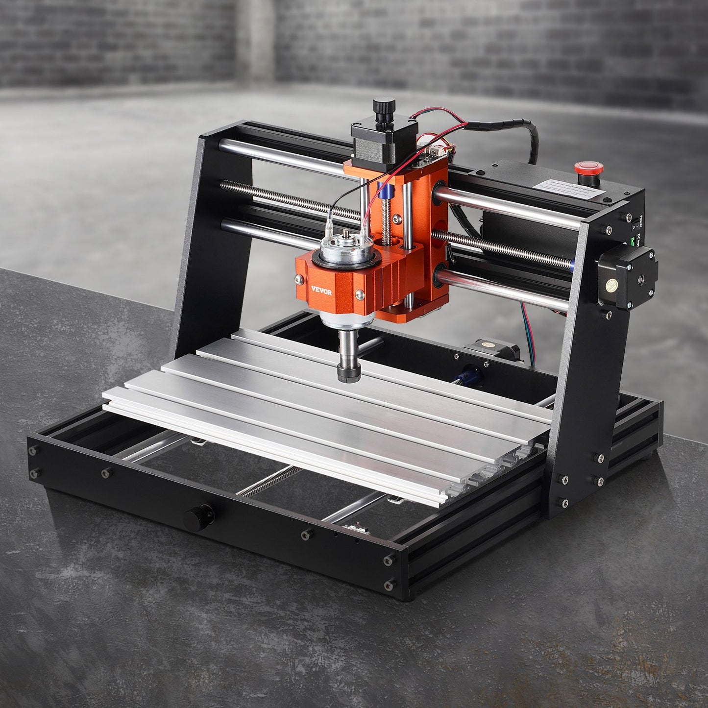 CNC Router Machine, 120W, 3 Axis GRBL Control Wood Engraving Carving Milling Machine Kit, 11.81 x 7.87 x 2.83 in / 300 x 200 x 72 mm Working Area 1200 RPM for Wood Acrylic MDF PVC Plastic Foam - Image 8