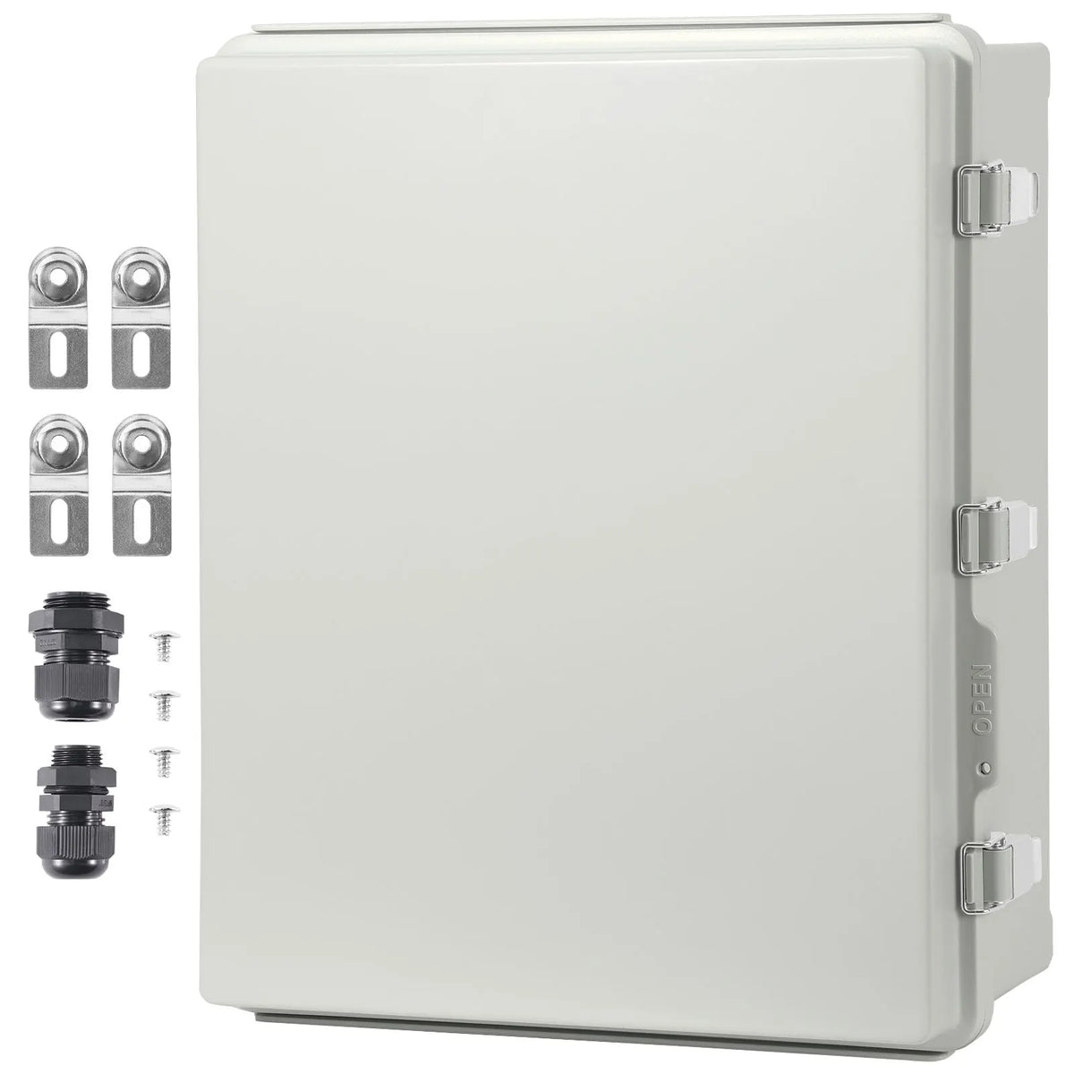 Outdoor Electrical Junction Box, 350 x 250 x 150 mm, ABS Plastic Electrical Enclosure Box with Hinged Cover Stainless Steel Latch, IP67 Dustproof Waterproof for Outdoor Electrical Projects - Image 9