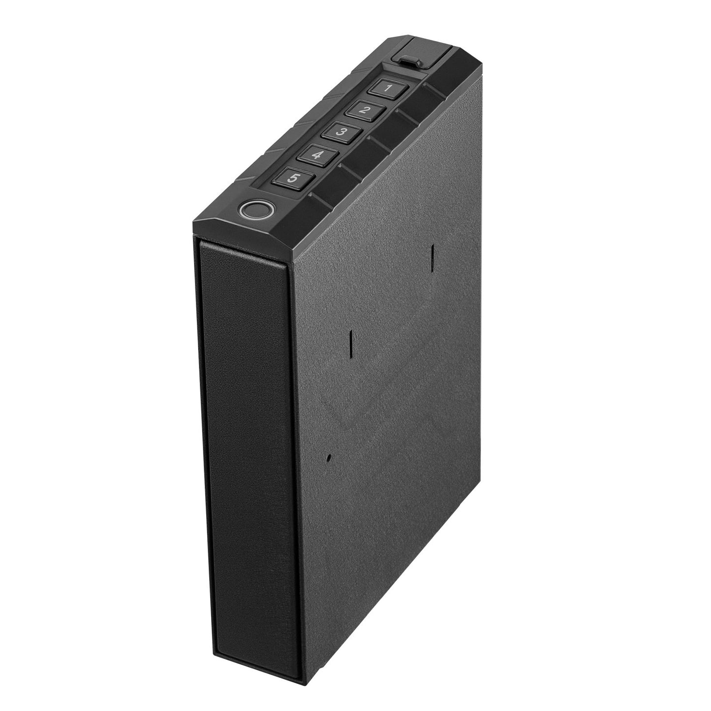 Gun Safe, Slider Handgun Gun Safe with Fingerprint/Password/Key, 3-Way Quick Access Firearm Case Box with Lighting for 1 Pistol & Magazine, Mounted Pistol Gun Box for Nightstand Bedside Desk Car - Image 9