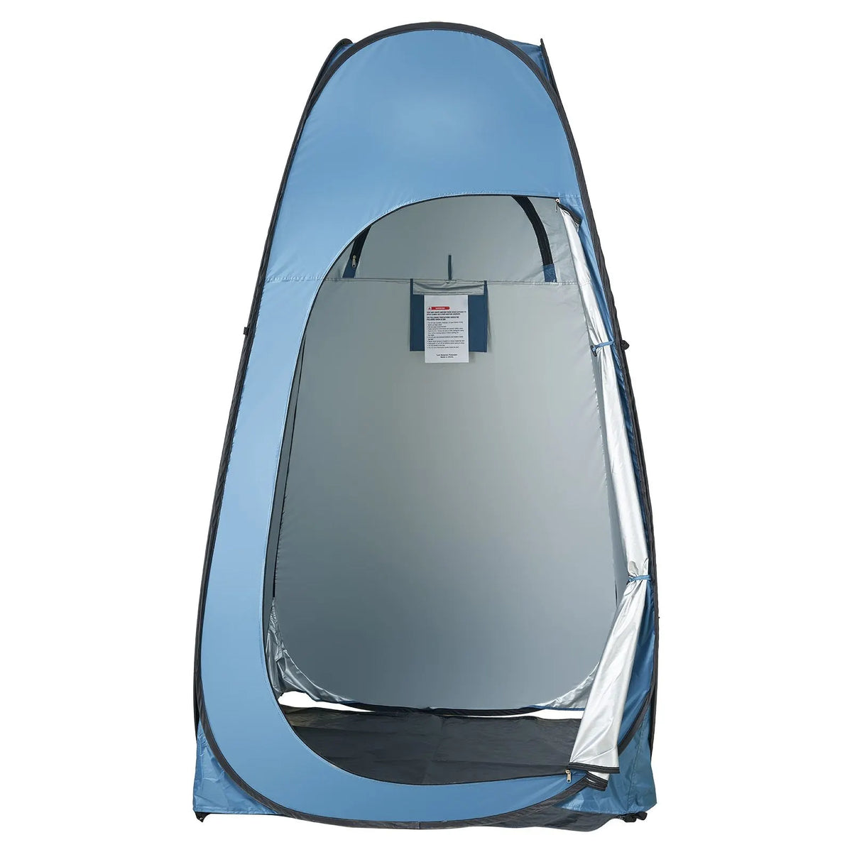 Pop up Shower Tent, Instant Portable Privacy Tent Changing Room with Hanging Bag, Ground Stakes, Ropes, Carry Bag, 190T Polyester with Silver Coating, Quick Setup, for Camping, Beach, Fishing - Image 9