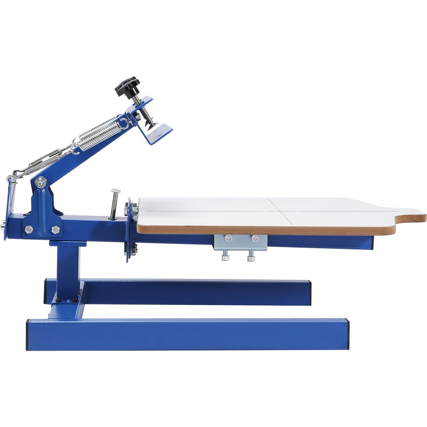 Screen Printing Machine, 1 Color 1 Station Silk Screen Printing Press, 21.2x17.7in / 54x45cm Screen Printing Press, Double-layer Positioning Pallet, Adjustable Tension for T-shirt DIY Printing - Image 9