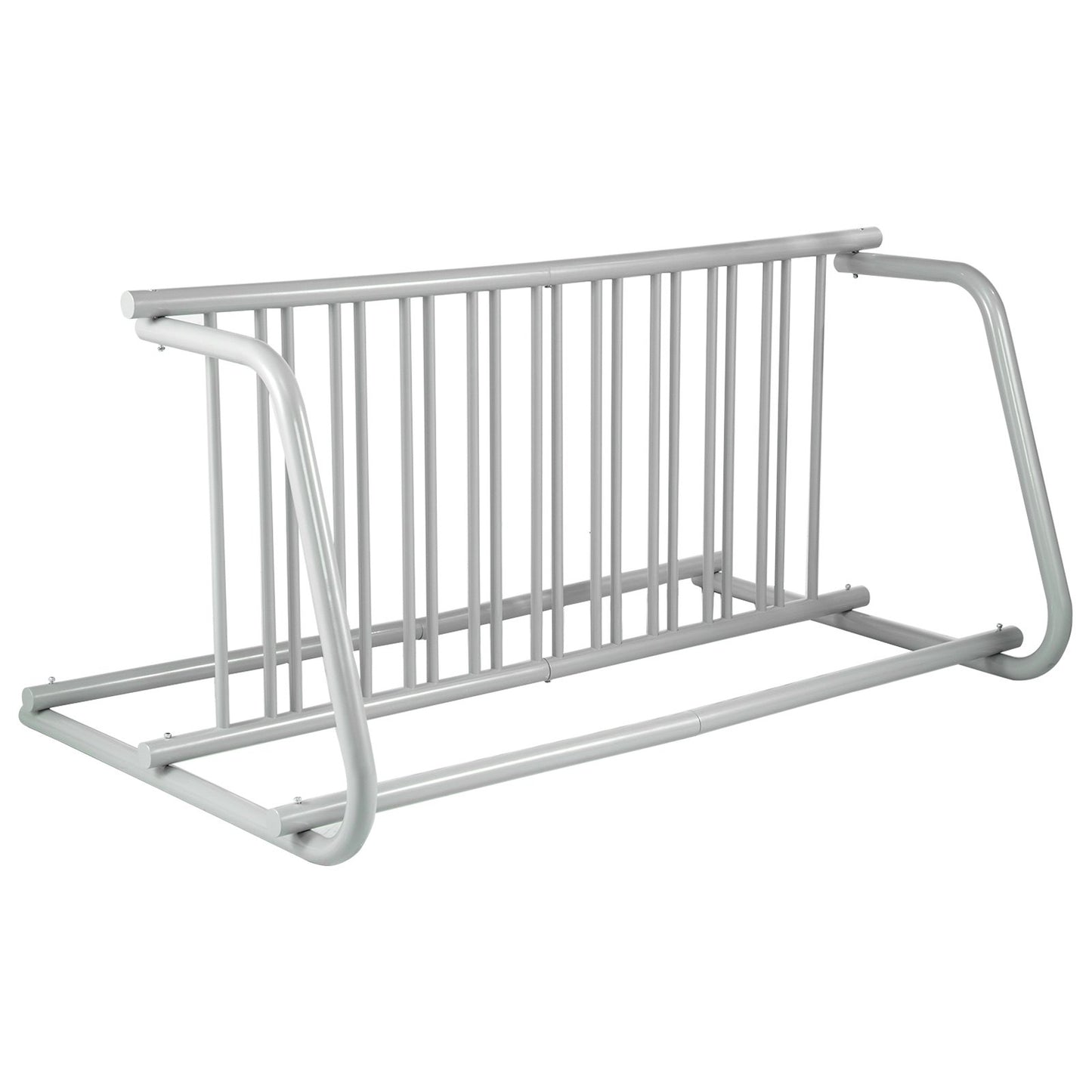10 Holders Floor Bike Rack, 59" Length All-Steel Grid Bike Rack, 10-Bike Capacity Dual-Side Storage Stand for Garages Streets Yards Bike Events - Image 9