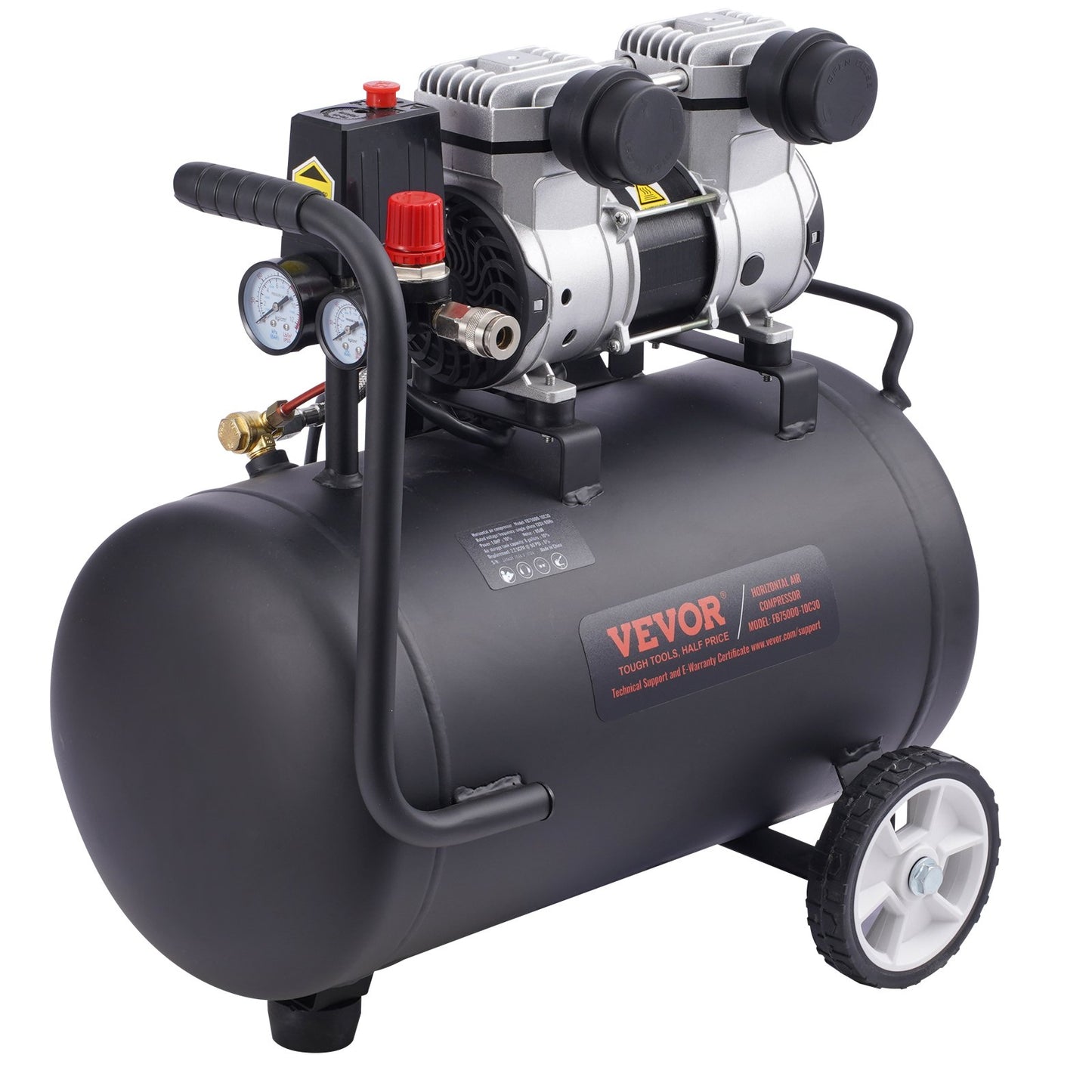 Air Compressor Compact Portable Oil Free Compressor 30L 90 PSI - Image 9