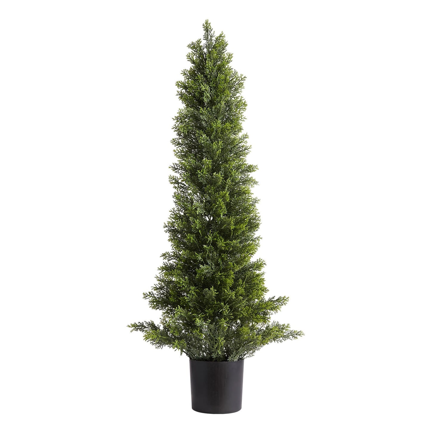 Artificial Topiary Cedar Trees, 2 Set 914mm Faux Pine Shrubs Plants, Fake Silk Tree Look Real, Easy Assembly for Decor Front Porch Outdoor Patio Garden Balcony Backyard Indoor Office - Image 9