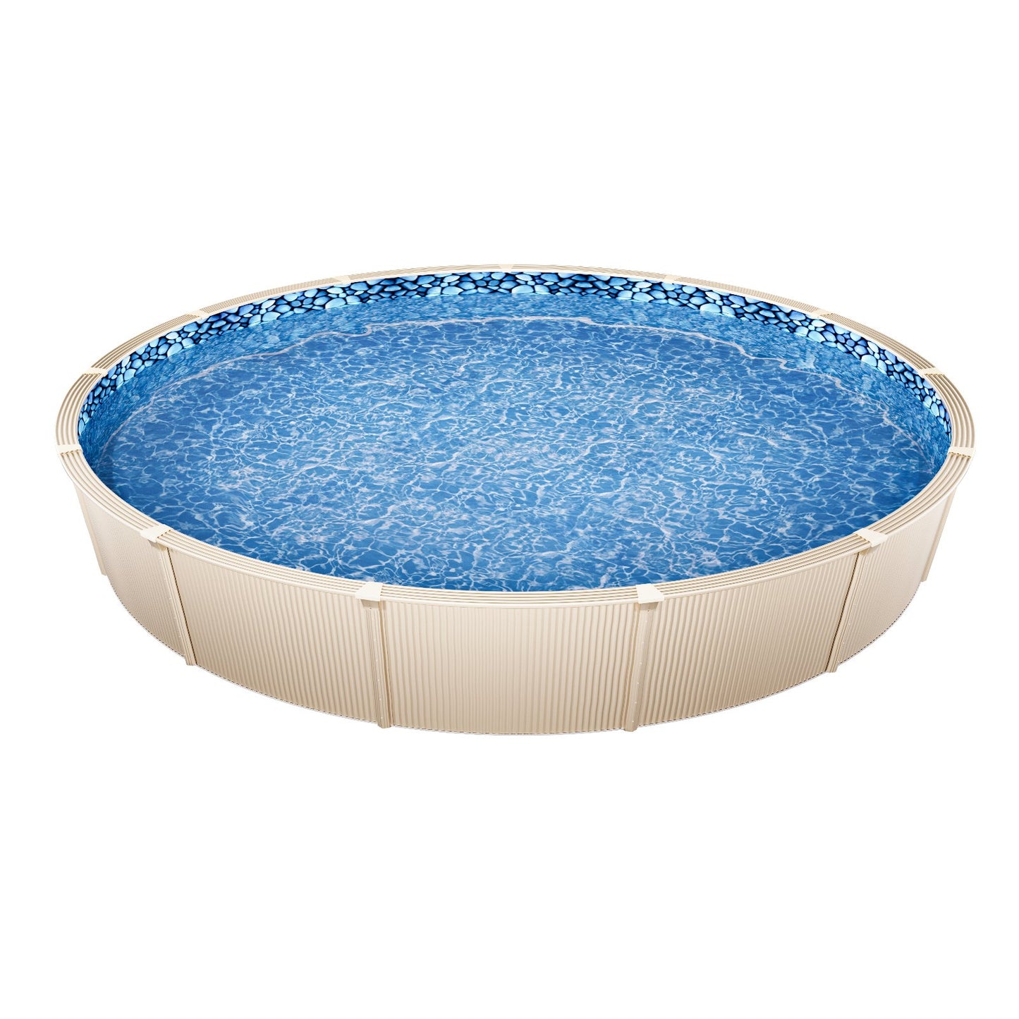 Round Pool Liner 24ft Overlap Style Pool Liner 54in Wall Height - Image 9