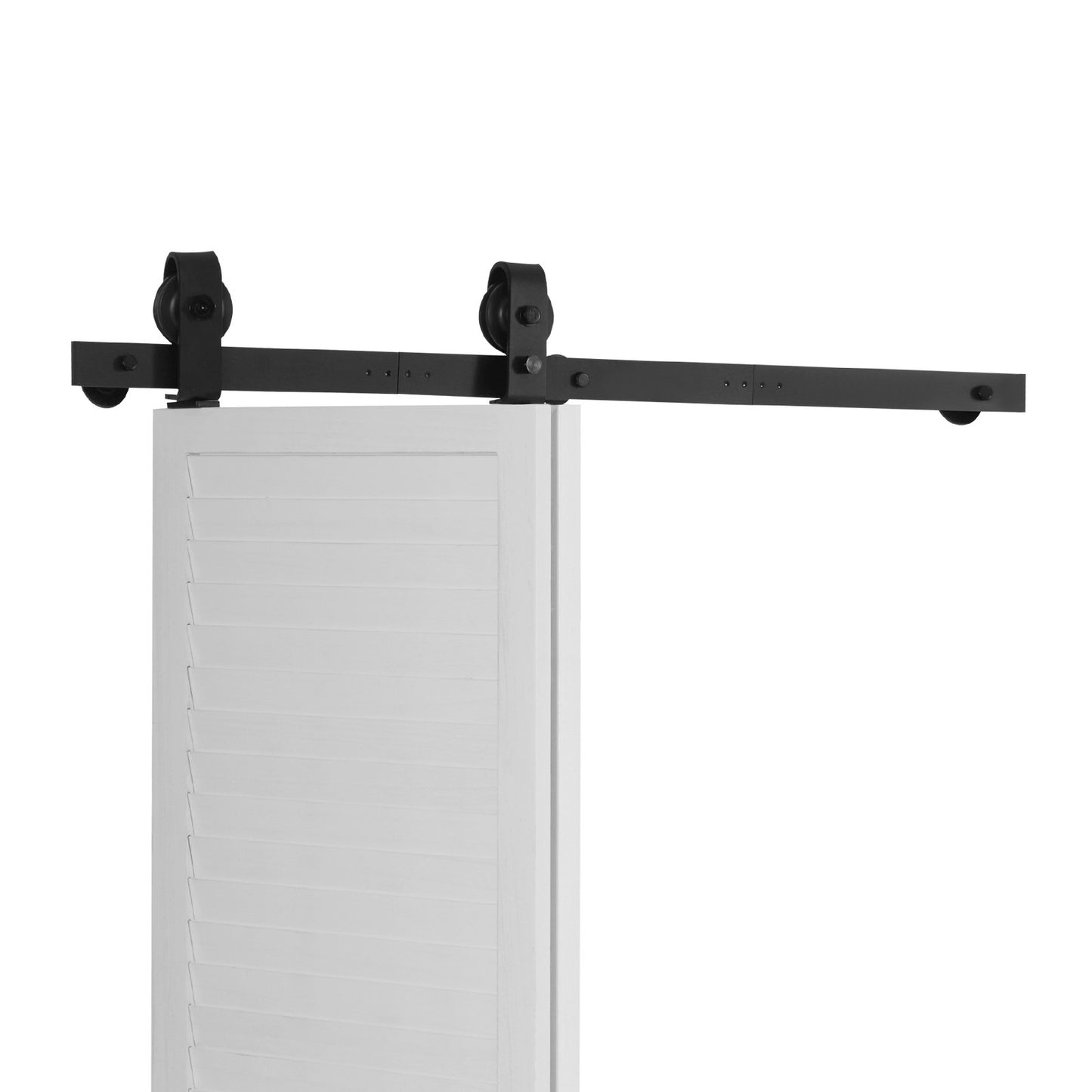 Bi-Folding Sliding Barn Door Hardware Track Kit 40" for Two 18" Doors - Image 9