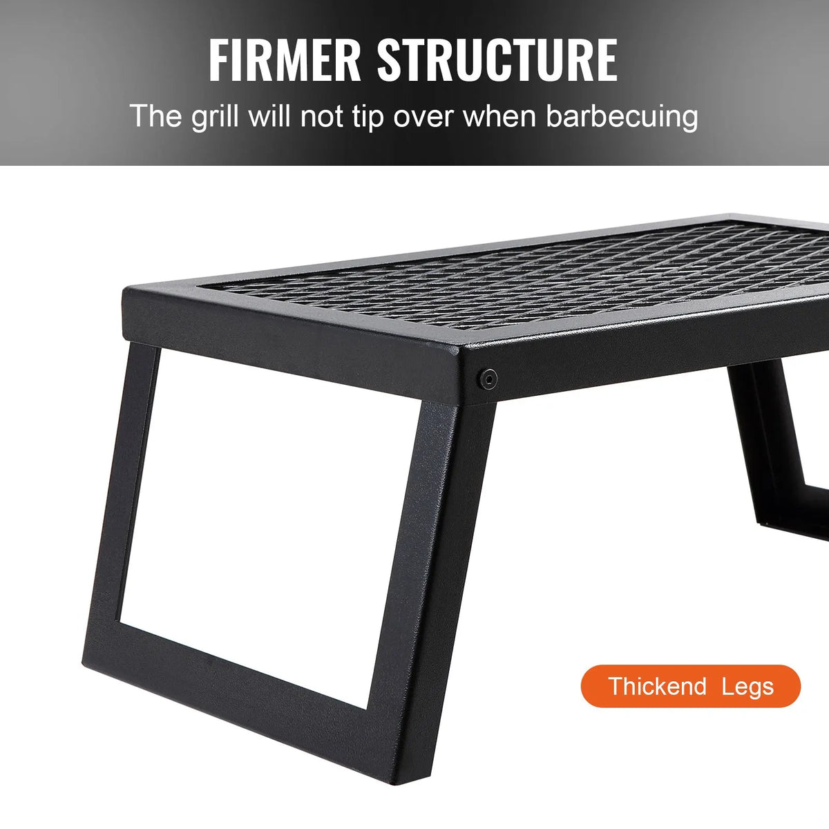 Folding Campfire Grill Portable Camping Fire Pit Steel Outdoor BBQ Picnic - Image 4